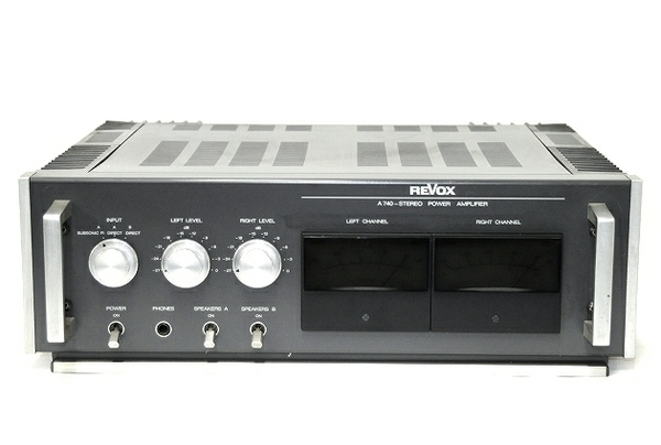ジャンク REVOX A740 ルボックス ステレオ パワーアンプT2110846