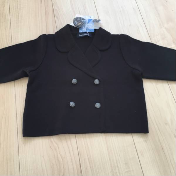 ファミリア ニット ジャケット コート 新品 90cm セレモニー