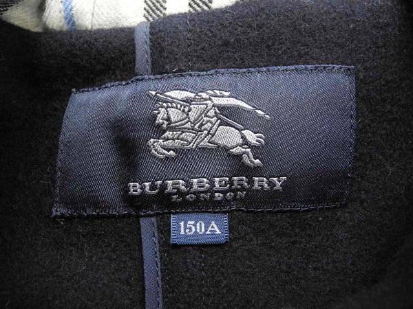 1円 美品 バーバリー ロンドン コート アウター 150Ａ AQ490