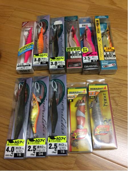 ダイワ、ヤマシタエギ王Q アオリーQ 新品未使用品 11本 Yahoo!オークション エギ王q」(スポーツ、レジャー) の 中古品 エギ 21本セット