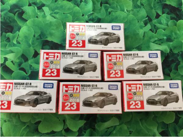 10月15日発売 トミカ 日産ＧＴ-Ｒ 初回特別仕様 ６台セット