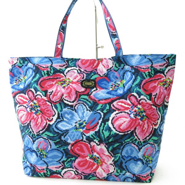 フェイラー FEILER 花柄 トート バッグ エコ バッグ 美品 PP139 