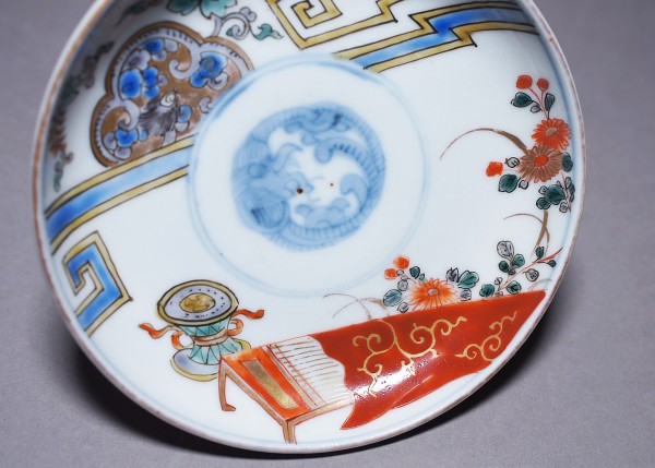 古伊万里 | 江戸時代中期頃 染付 古伊万里（古九谷様式）色絵唐獅子