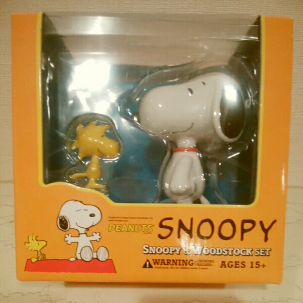 メディコムトイ ソフビ VCD スヌーピー & ウッドストック 新品