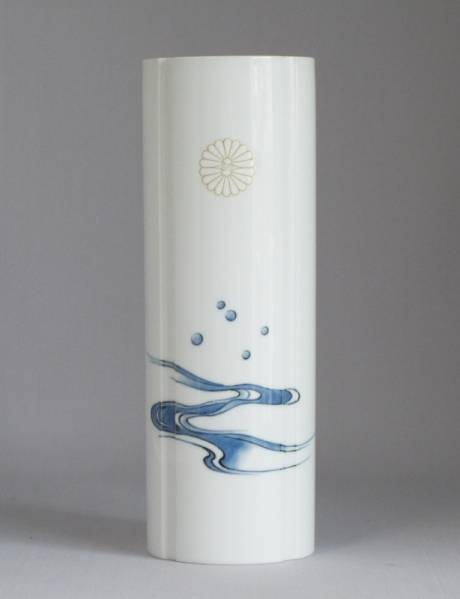 中国美術 青花 丸紋散 双耳瓶 高43cm 旧家蔵出 送料無料(XA482) 【公式