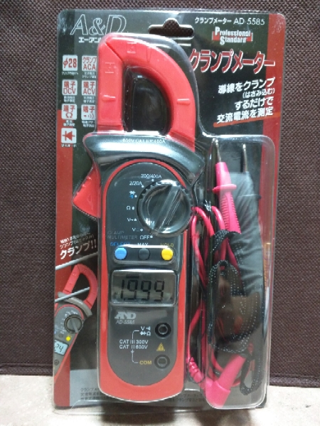 格安出品！A&D(エー・アンド・デイ) クランプメーター AD-5585