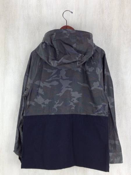 LUI’S◆マウンテンパーカ/S/コットン/KHK/カモフラ