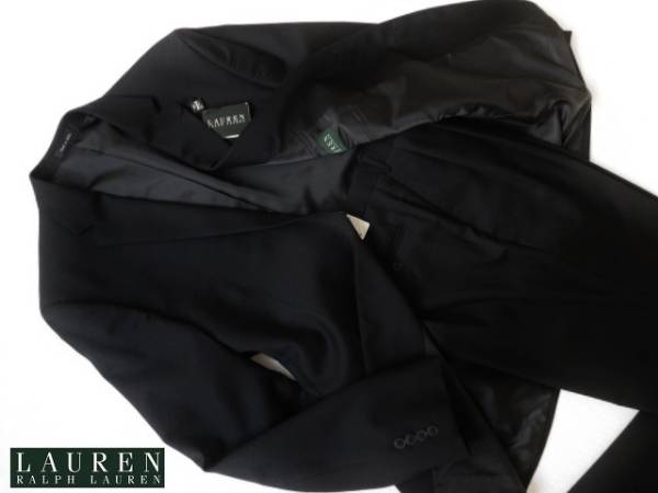 新品★ラルフ★シックで洗練されたブラックスーツ XL★170 RALPH