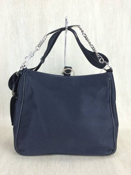 Christian Dior◆2WAYショルダーバッグ/BLK