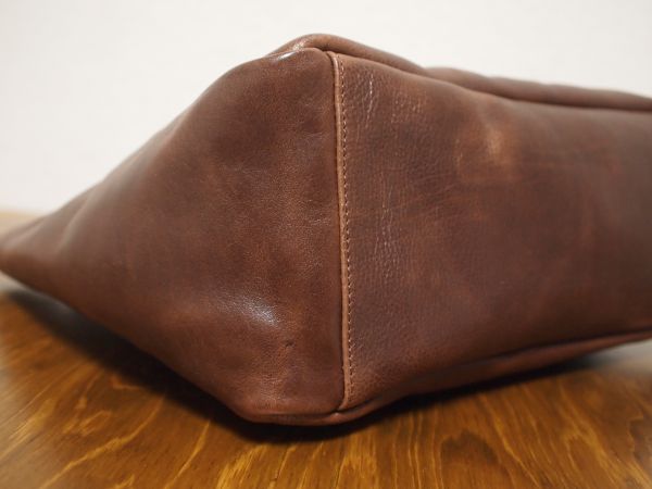 ハンドメイド高級本革鞄ヌメ革C★レザーFUトートバッグBR616