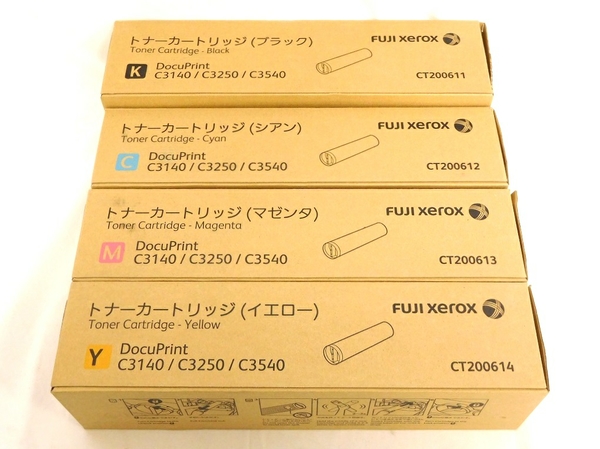 未使用 FUJI XEROX トナーカートリッジ CT200611 他4本 T2115200