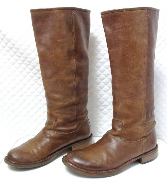 ★【FIORENTINI+BAKER】アンティーク加工レザー茶革ブーツ★
