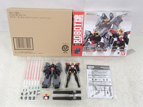 ROBOT魂 セラヴィーガンダム GNHW-3G セラフィムセット他[梱0.1] mk