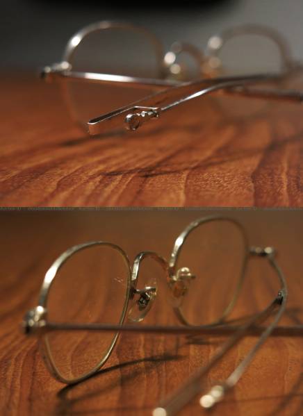 【CLAYTON FRANKLIN メガネ】ボストン メタル 眼鏡 細フレーム