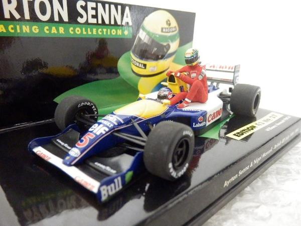 開封 1/43 ウィリアムズ・ルノー FW14 #5 セナ&マンセル[梱0.1]