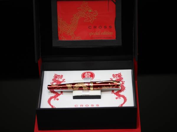 【クロス　ペン先18K】スペシャルエディション龍　万年筆　B163