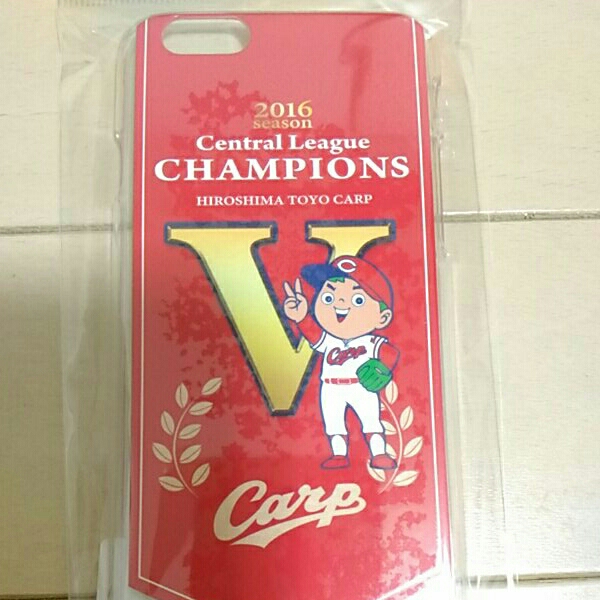 カープ　優勝記念　iPhone6　ケース　カルピオ