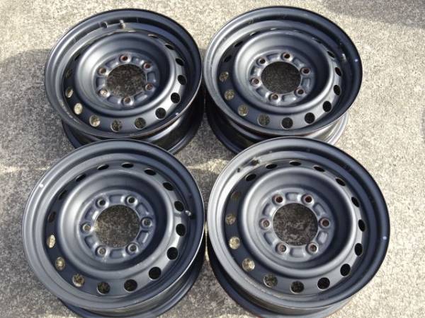トヨタ 200系ハイエース純正スチール 15in 6J +35 レジアス*549