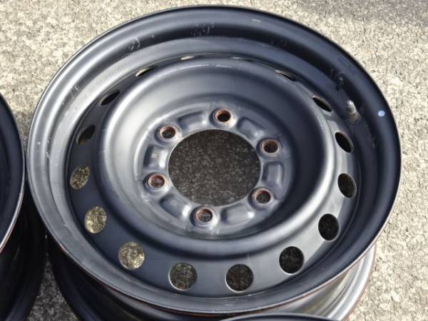 トヨタ 200系ハイエース純正スチール 15in 6J +35 レジアス*549
