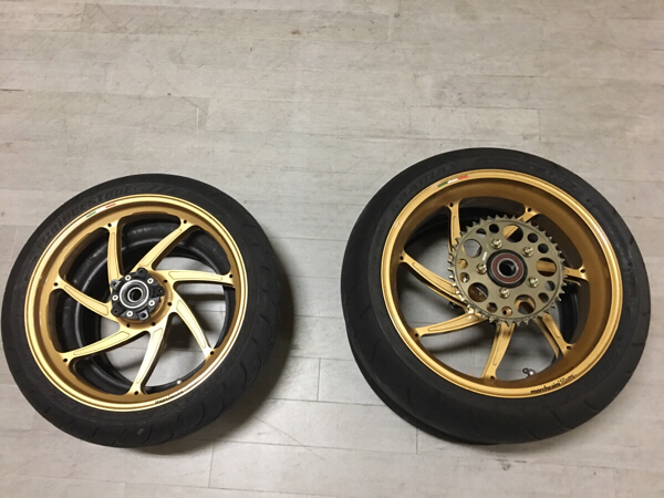 泉 marchesini M7RS 鍛造アルミホイール Gold ZX-14R/ABS 12-15