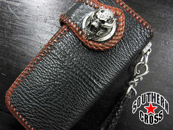 ALZUNI/アルズニ レザーロングウォレット カスタムコンチョ