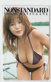 特1-d937 松金洋子 テレカ_1