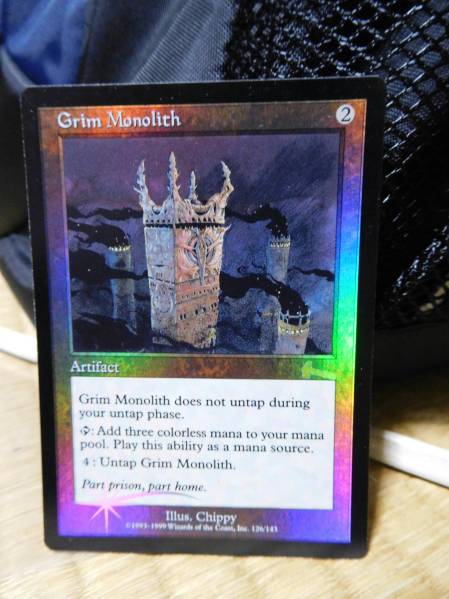 安い価格 厳かなモノリス/Grim Monolith英Foil 【公式通販】