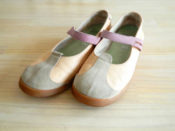 CAMPERカンペール/39/24.5cmフラットシューズ/レザー革靴/良品