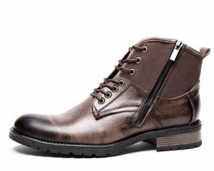 限定品 上品 存在感抜群 メンズ高級イタリア牛皮ブーツ★琲26.5