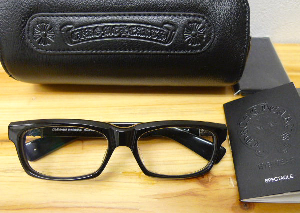 ◆ クロムハーツ SPLAT-A Bk55 眼鏡 ケース完備美品 正規