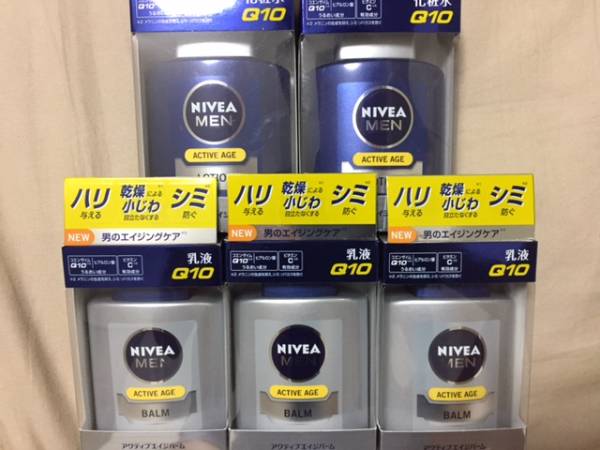 【新品】ニベア フォーメン Ｑ１０乳液 化粧水等 ５点セット