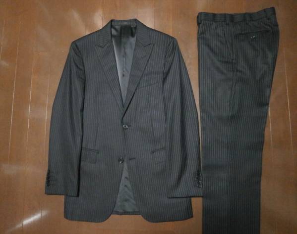 LABEL バーバリー スーツの通販 BURBERRY セットアップ BLACK ウール