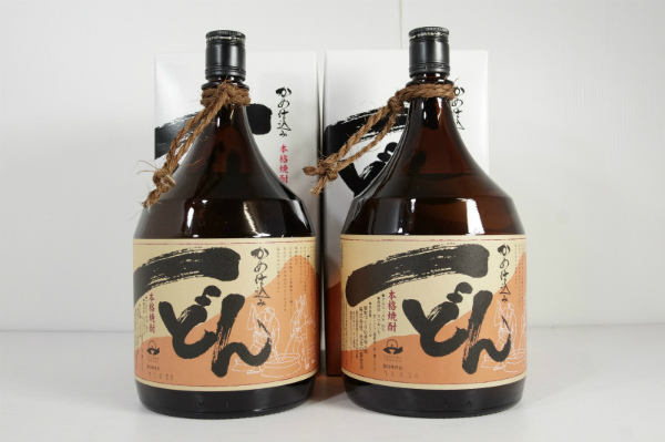 C009△幻の芋焼酎【 一どん 一升瓶 1.8L 1800ml】2本セット 【公式通販】