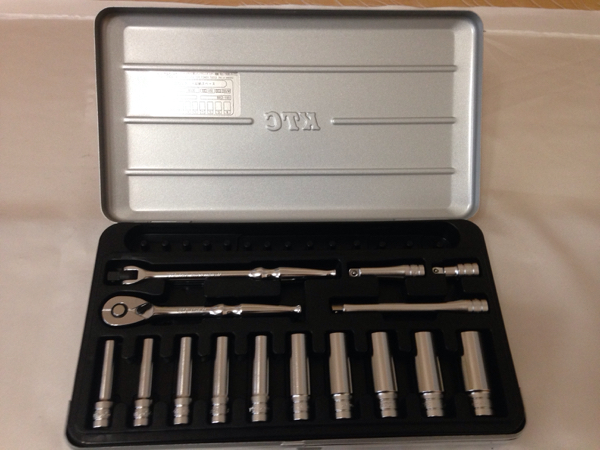 「KTC」☆未使用☆TB2L10(6.3SQ) ディープソケットレンチセット