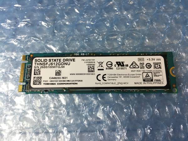 2時間 TOSHIBA 512GB SSD M.2 2280 (SATA 6.0Gbps) SSD 256GB～ 【公式