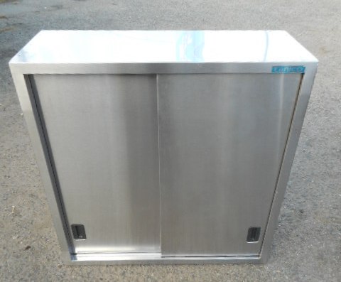 タニコー ステンレス 吊戸棚 W90D35H90cm 棚2段 厨房