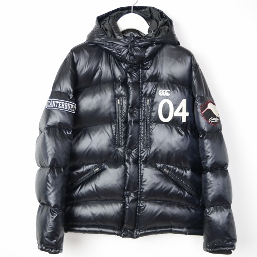 カンタベリー CANTERBURY ダウンジャケット[FF684] L 黒 CANTERBURY 