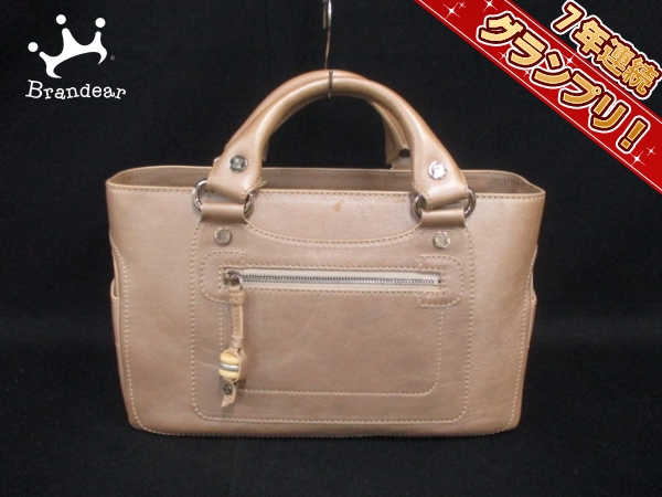 セリーヌ トートバッグ ブギーバッグ ベージュ レザー CELINE ジャンル