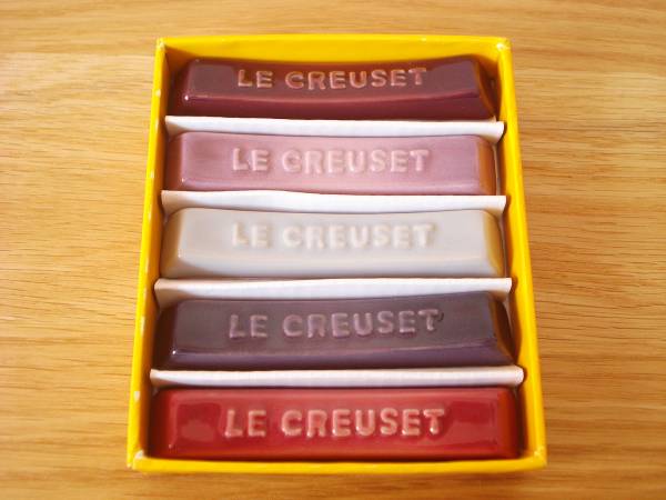 ルクルーゼ●カトラリーレスト５個セット●メゾンドパリ耐熱