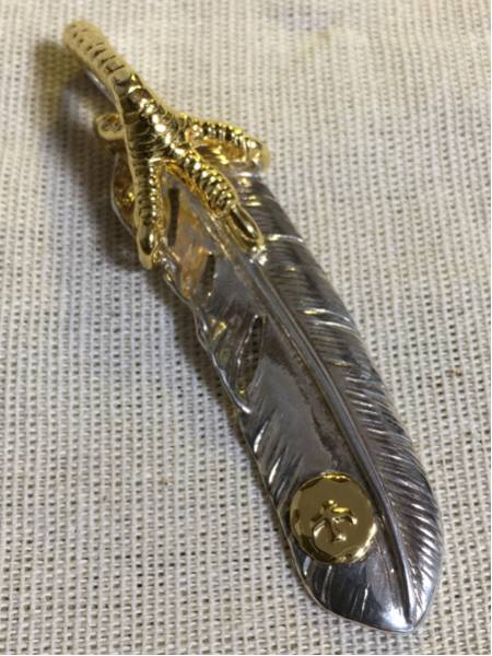 goro's ゴローズ 金爪 現行金メタル付き 特大フェザー タタキ有