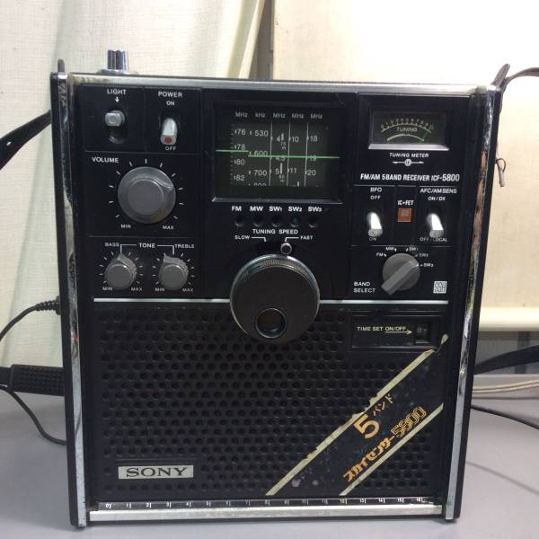 BCLラジオ SONY ICF-5800 スカイセンサー 動作品！ ラジオ