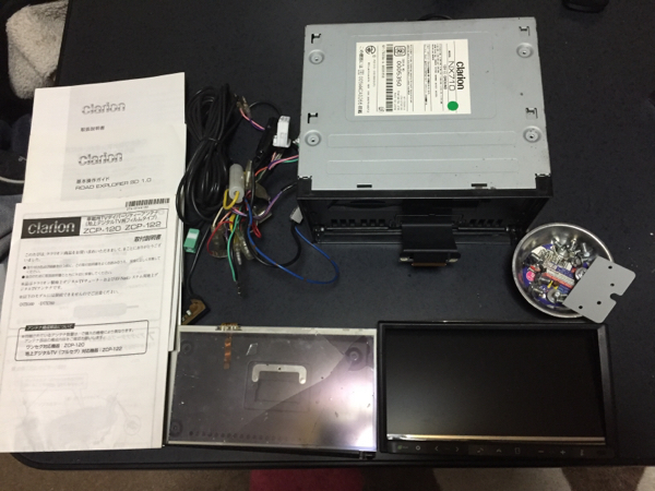 ジャンク!!売り切り!! クラリオン NX710 動作確認済 修理 部品取