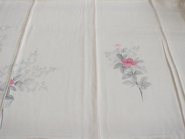 ロング寸 附下げ 訪問着 西陣織 袋帯 正絹 仕立上り Ｈ386★