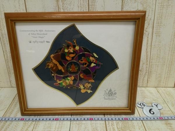 TDL15周年 フレームピンセット ミッキードナルド他 Y6Y6