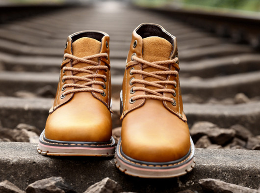 9月新商品 レースアップブーツ　メンズ【26cm】0909A