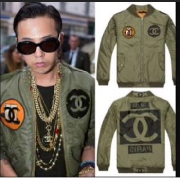 ジヨン - メルカリ MA-1ジャケット M CHANEL G-DRAGON パロディ