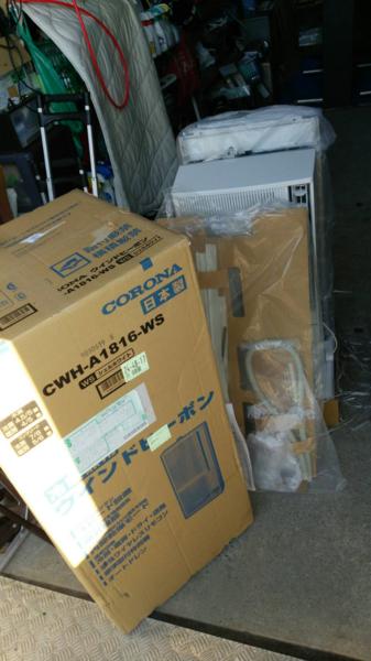 コロナ 窓用エアコン CORONA CWH-A1816 工事不要 S173 ⭐ 冷暖房兼用