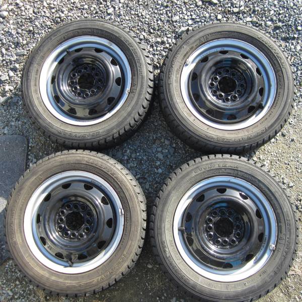 155/65R13 スタッドレス　４本　カスタム鉄っちん