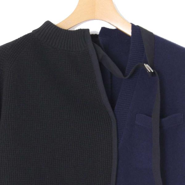 16AW Sacai 切替ニット size2 サカイ 16-02895(女性用)｜売買された 