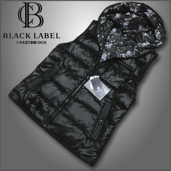 □新品【BLACK LABEL CB】ホワイトグースダウンベスト□L 特典対象